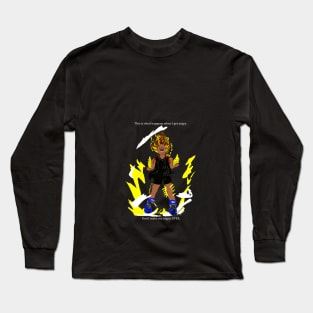 I turn Super Saiyan when I'm angry! Long Sleeve T-Shirt